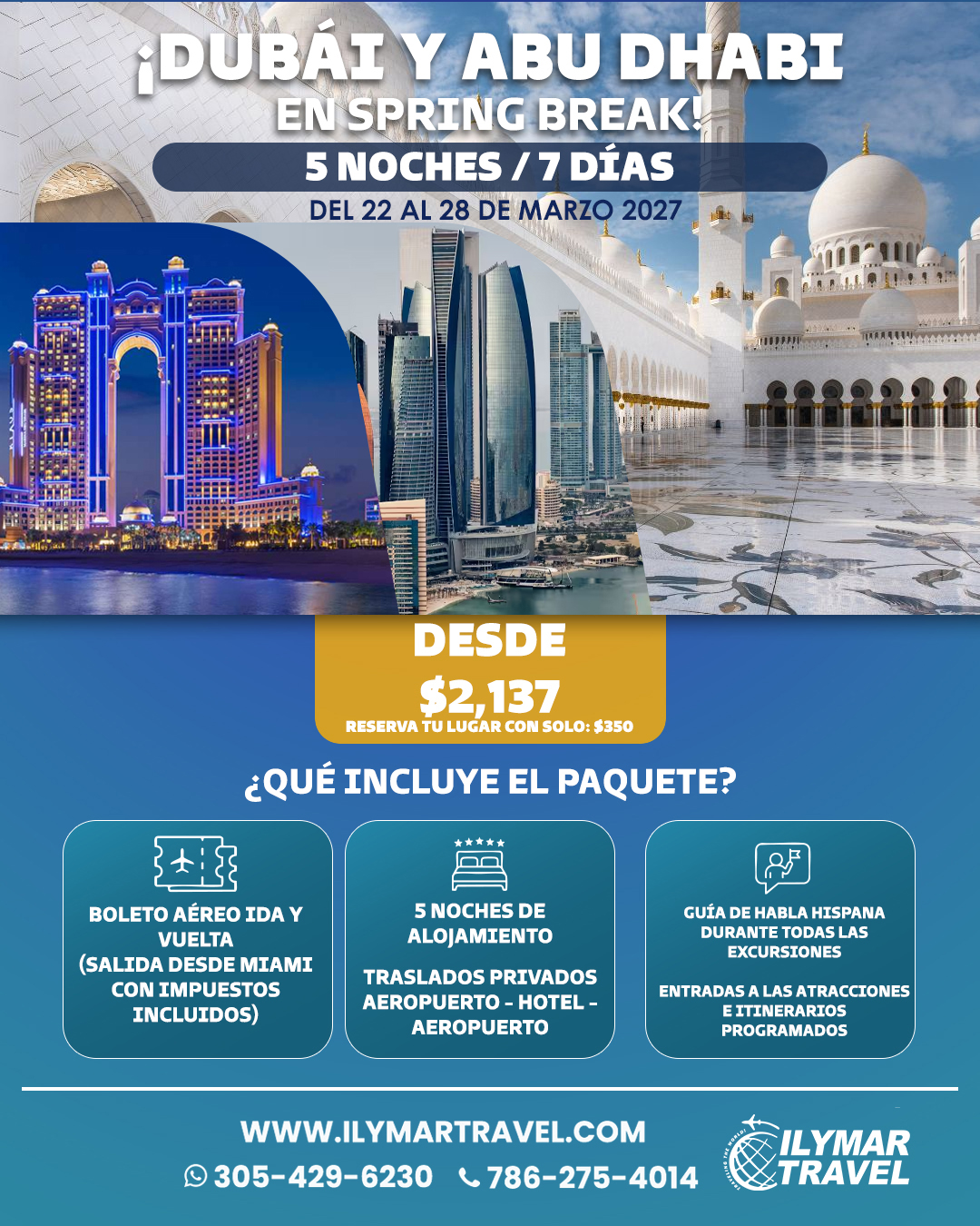 Dubái con Abu Dhabi